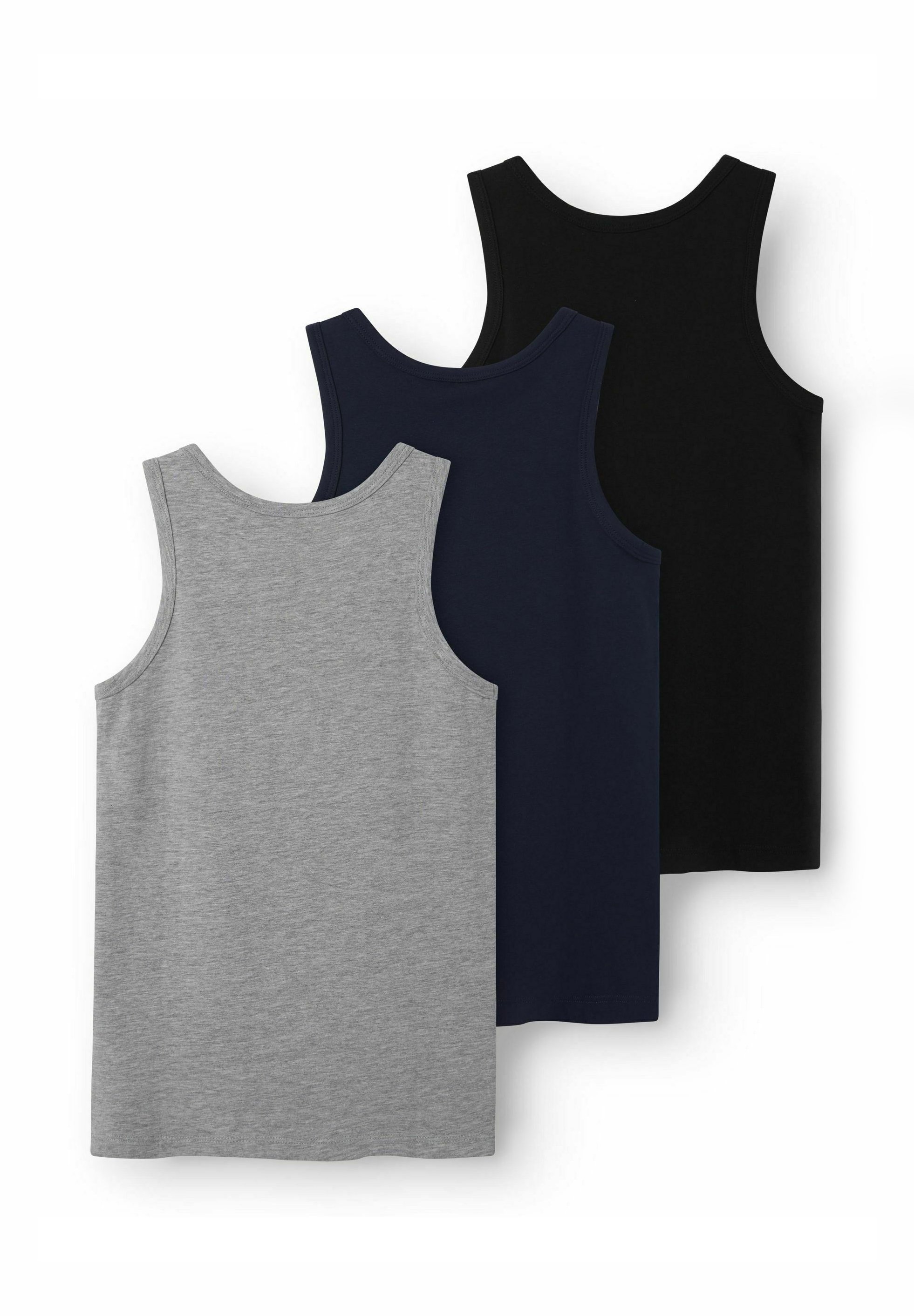 TWO SOON 3ER-PACK - Canottiera - nera
