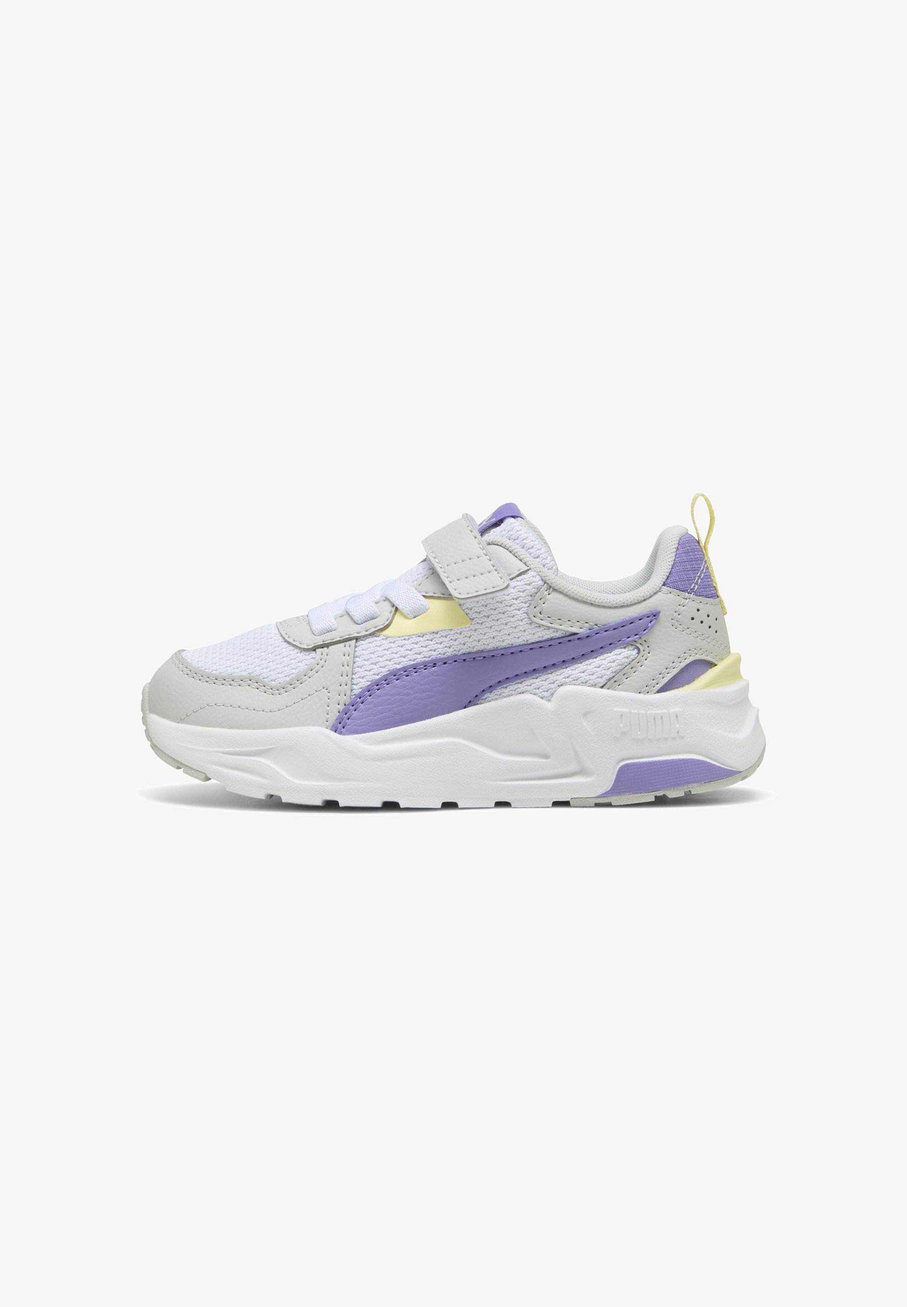 Puma TRINITY LITE - Sneakers - wit/lavendel alert/gletsjergrijs