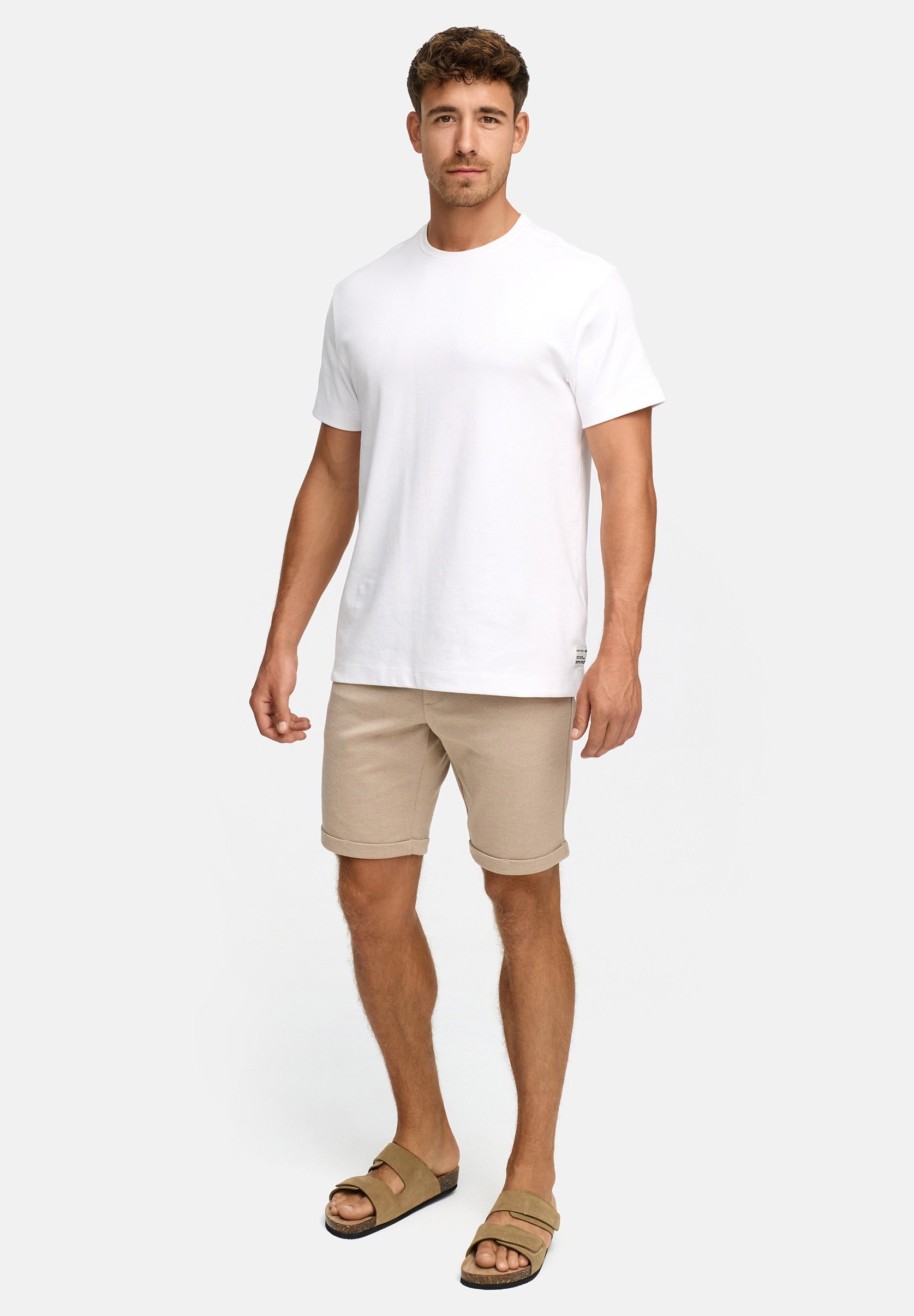 Džíny INDICODE JEANS - jednoduše taupe