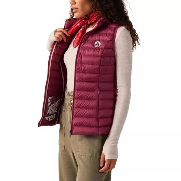 Jaqueta puffer sem mangas feminina Jott SEDA BASIC