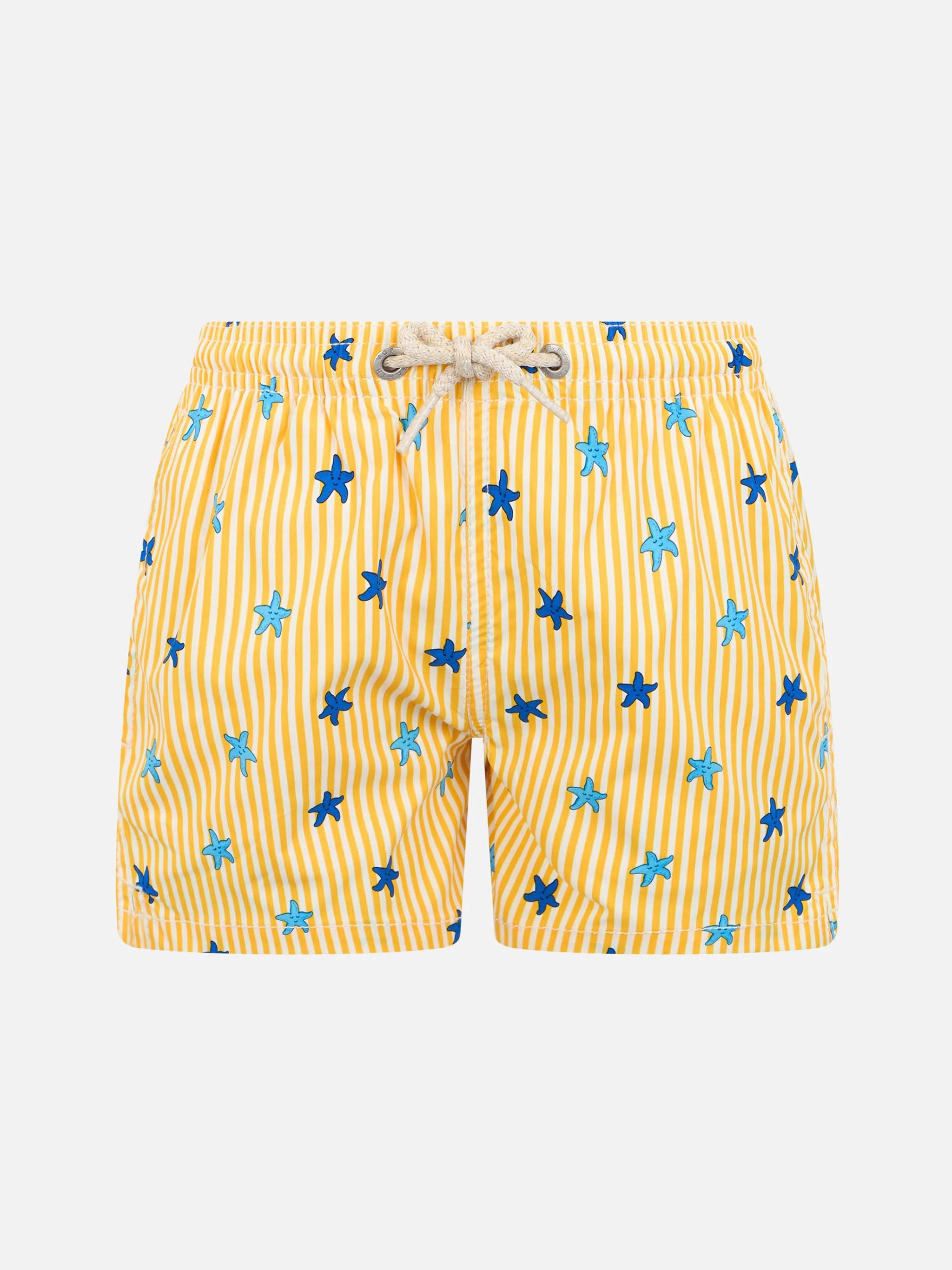 Comfort Light Jr zwempak voor jongens met zeesterprint