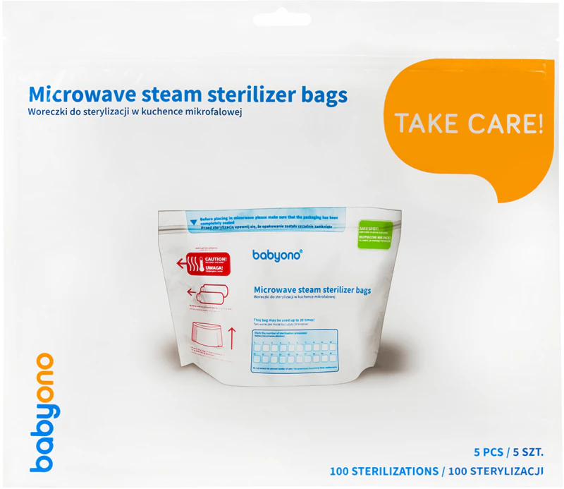 Sacos esterilizadores a vapor para micro-ondas BabyOno Take Care