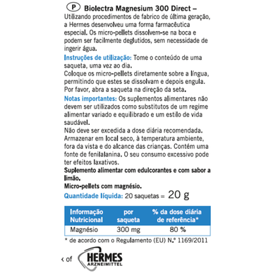 Biolectra Direct Magnesiumlisäpussit, 20 pussia