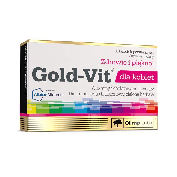 Olimp Gold-Vit Dla Kobiet, Zestaw witamin i minerałów, Tabletki