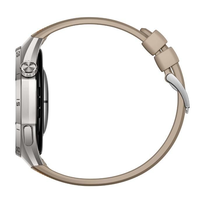 Smartwatch Huawei Watch GT6 Pro da 46 mm, in tessuto marrone.