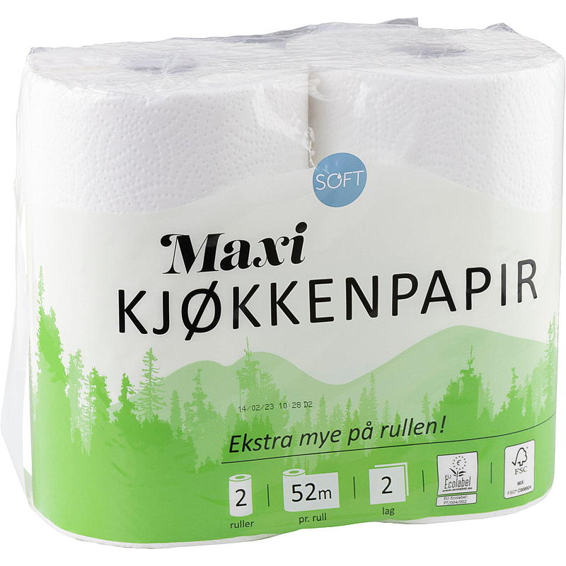 Pehmeä kuivausrumpurulla, 2 kpl Maxi