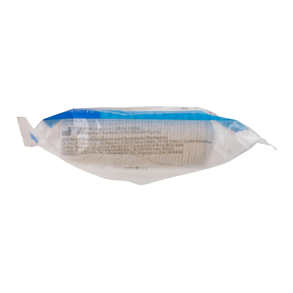DR. MAX Dr.Max elastische Fixationsbinde 8 cm x 4 m elastische Binde zur Wundbehandlung