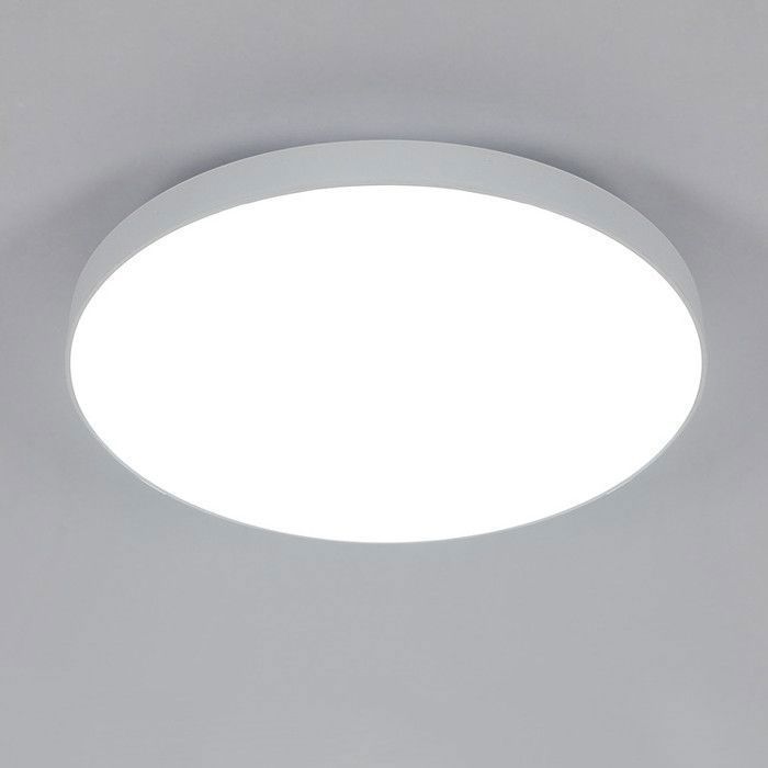 DELIPOP Plafonnier LED - Style moderne - 12W 6500K IP44 Imperméable Luminaire Plafonnier Pour Salle de Bain Cuisine Salon - Blanc