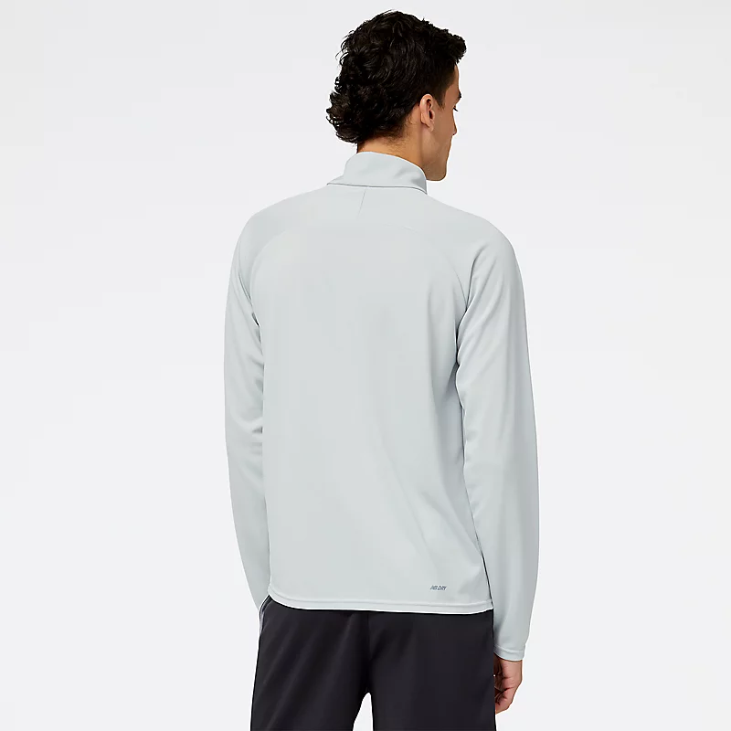 Men's Tenacity 1/4 Zip Soccer Training Jersey - LIGHTWEIGHT ALUMINUM