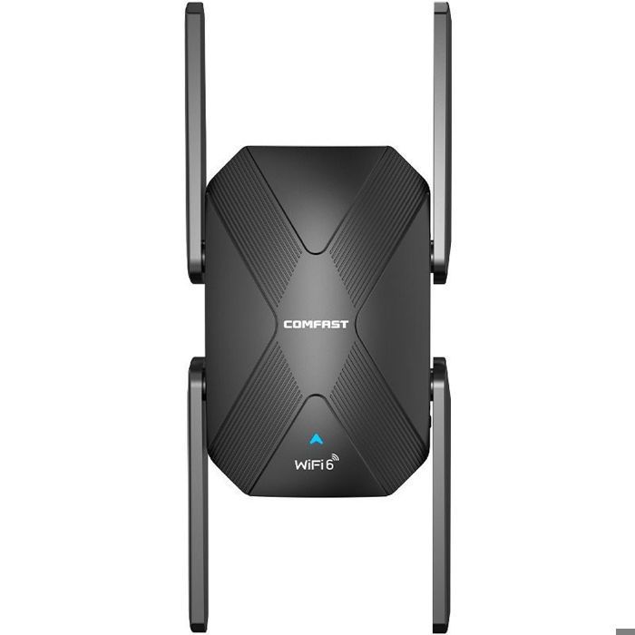 Adaptateur USB WiFi 6 Tri-bande - RNCYN - AX5400 - 5374Mbps - 2.4G/5G/6GHz - Gigabit - Gaming - 4 antennes - Noir