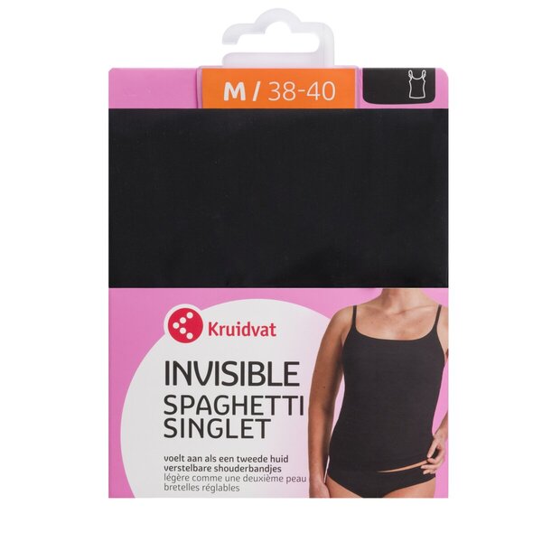 Colanți spaghete Kruidvat Invisible pentru femei, negri, mărimea M