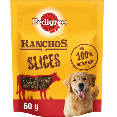 Pedigree Ranchos Slices hondensnacks 60 g