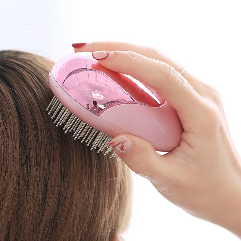 Electric Ionic Hairbrush Sonic Vibration Ionic Comb Anion Care Nourish Hair Head Relaxation Release Pressure Head Massage