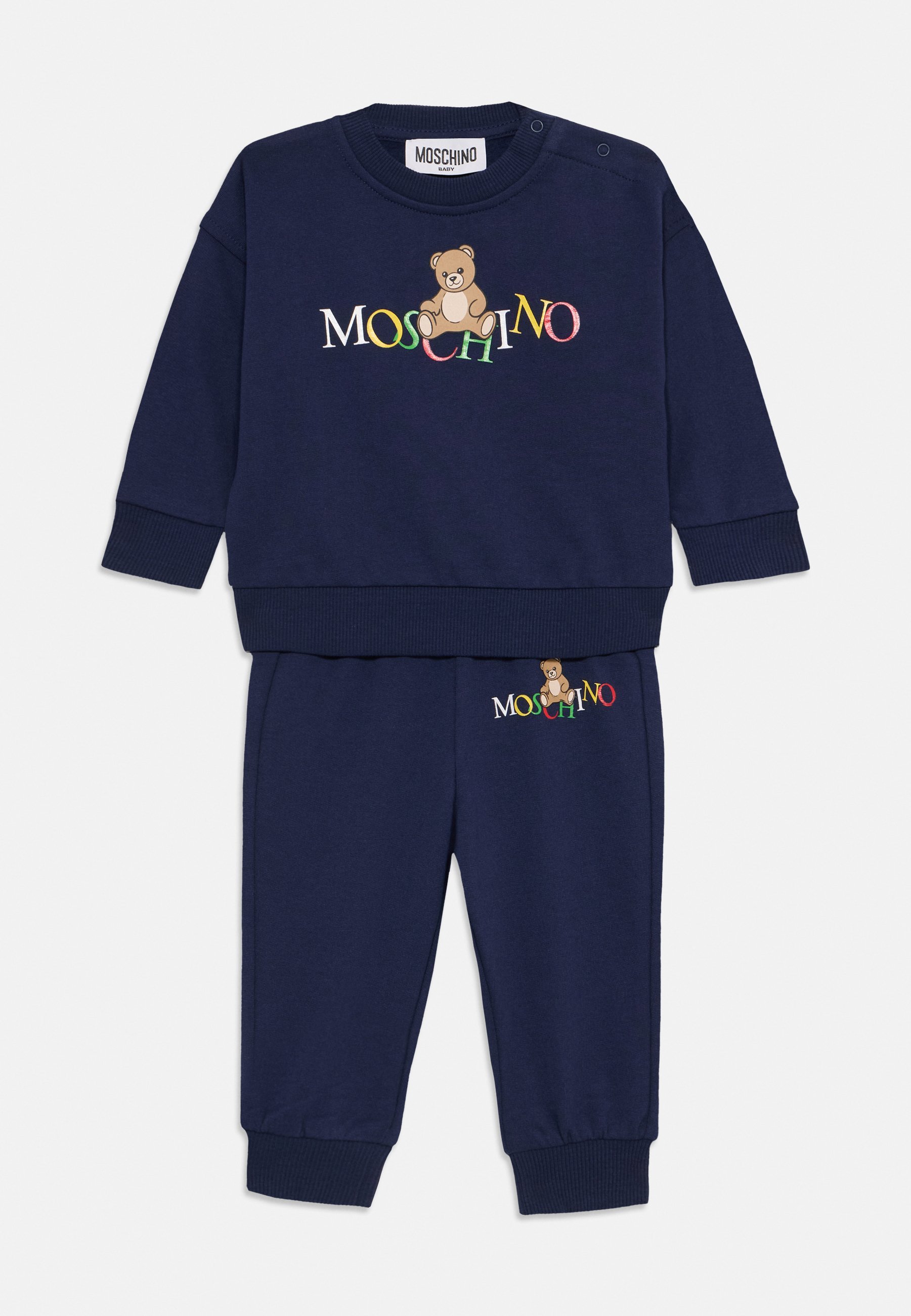 MOSCHINO BABY TRACKSUIT UNISEX SET - Trainingspak - blauw marineblauw