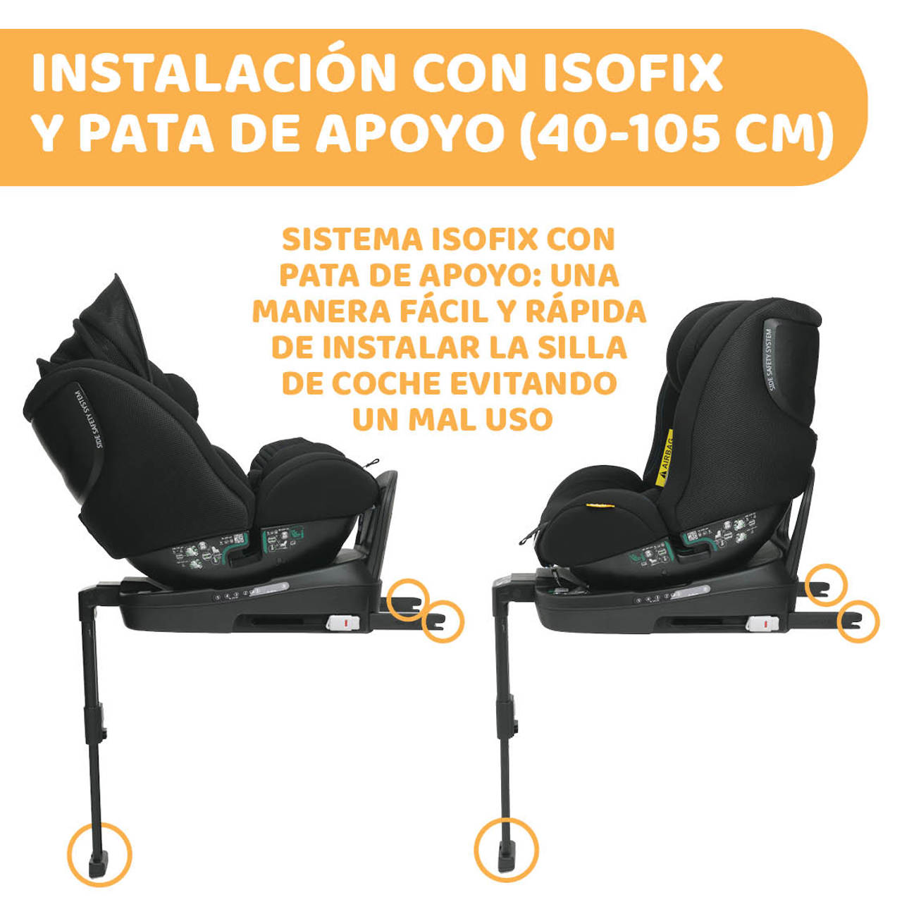 Seat3Fit i-Size Air Zip&Wash (40-125 cm)