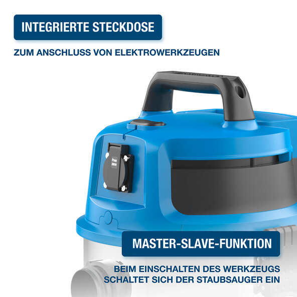 Nass- und Trockensauger VCWD1620E, 1600 W, 20 I