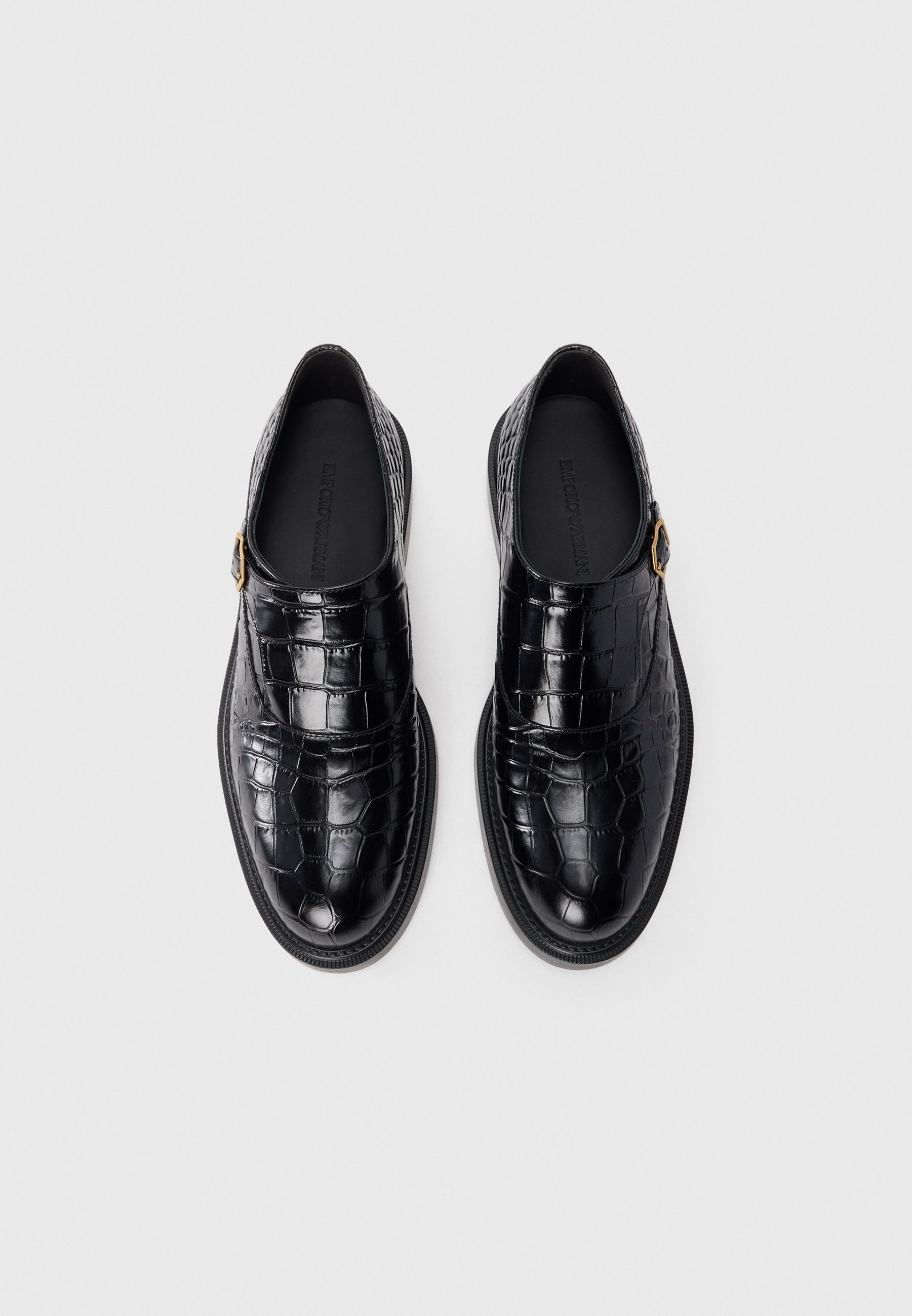 Emporio Armani SINGLE MONK - Slip-ons - nero