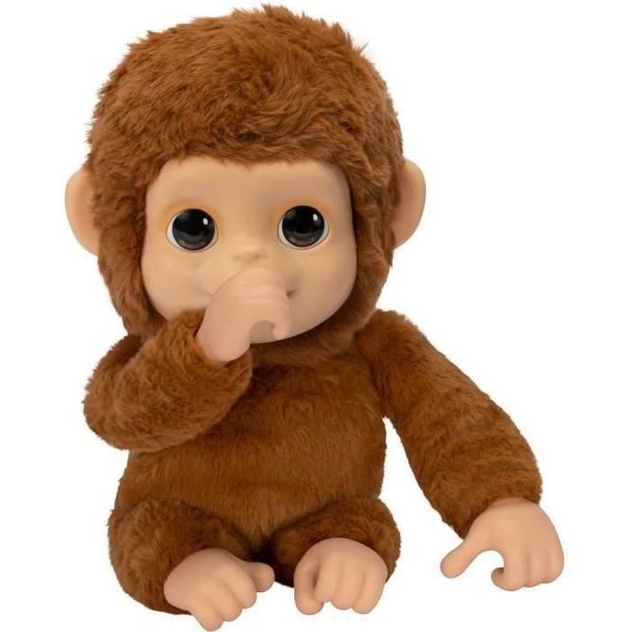 Mon Bébé Singe - MOOSE TOYS - LITTLE LIVE PETS - Singe interactif avec accessoires