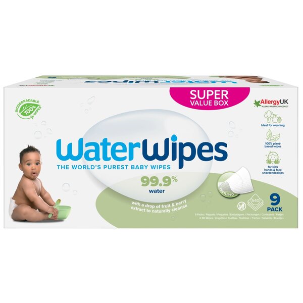 Șervețele Waterwipes pentru nas<br>9 x 60 bucăți