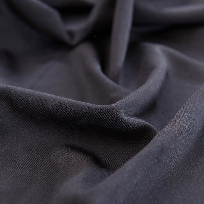 Stretch Sofa Cover for 2 Seater, Universal Fit with Armrests, Washable, Non-Slip, Elastic - Black
