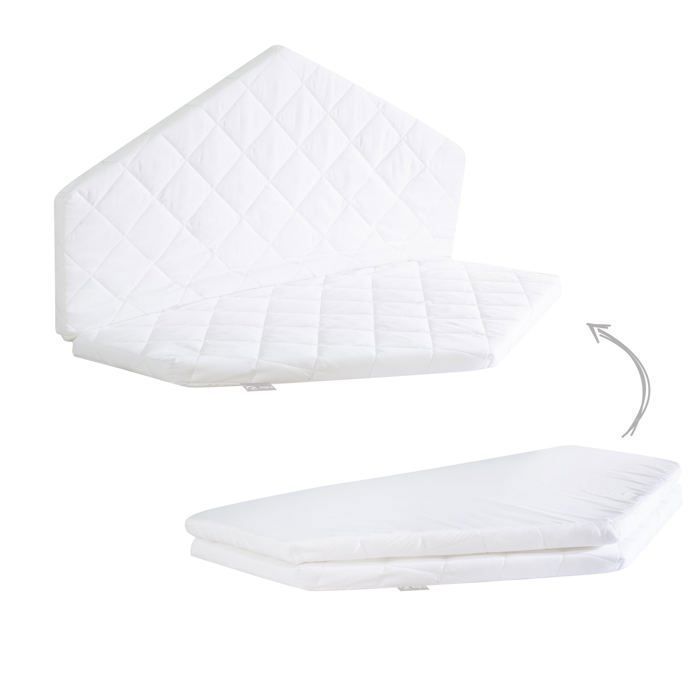 Colchón hexagonal para parque infantil ROBA - Funda extraíble - 97 x 112 cm - 4 cm de grosor
