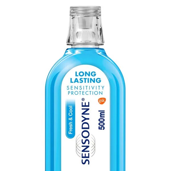 Sensodyne Fresh & Cool mutes skalošanas līdzeklis jutīgiem zobiem, 500 ml
