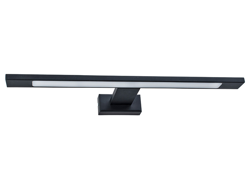 Kinkiet łazienkowy Shine LED metalowy czarny