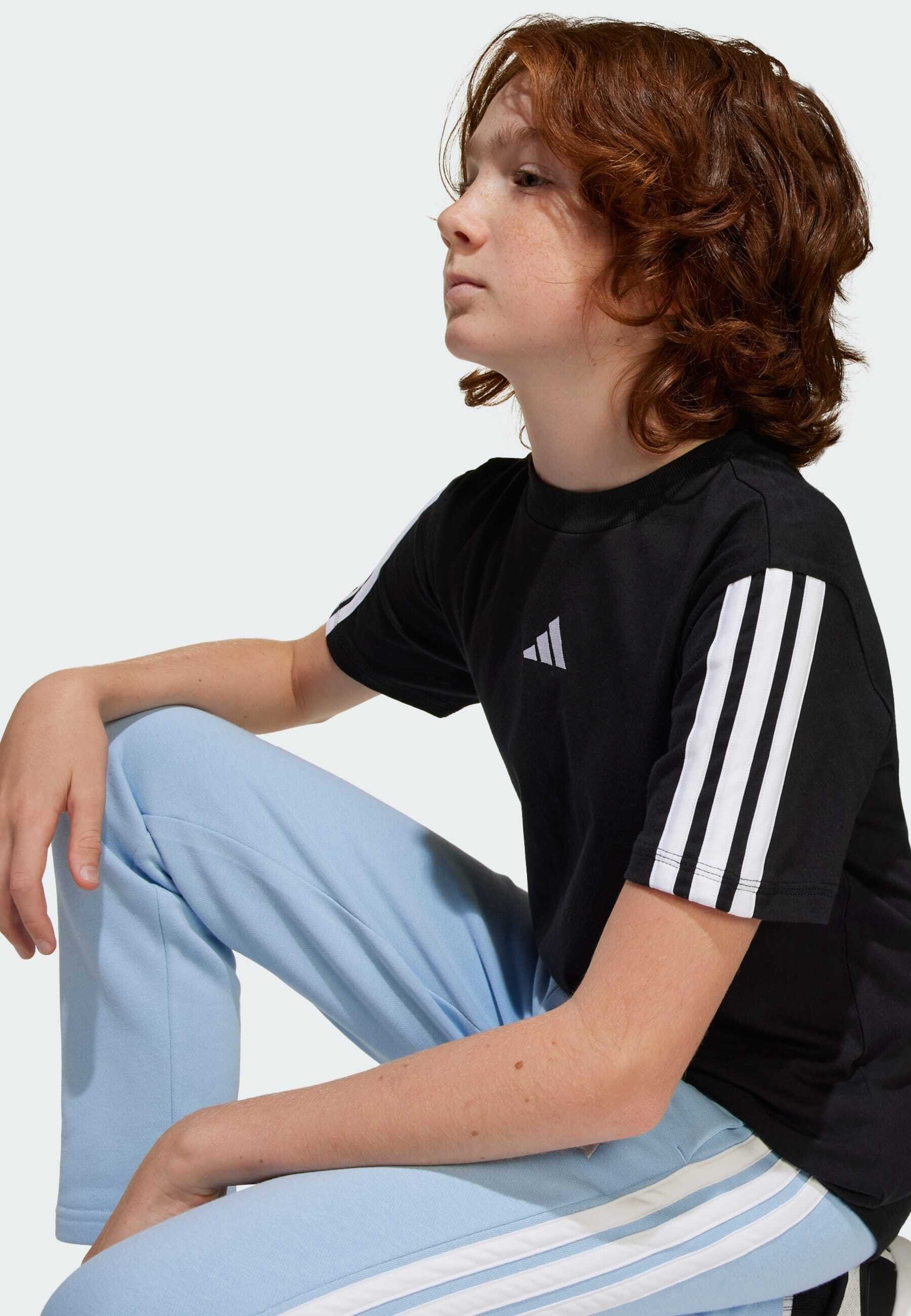 adidas Performance T-Shirt Junior Unisex - Print-T-Shirt - Schwarz Weiß