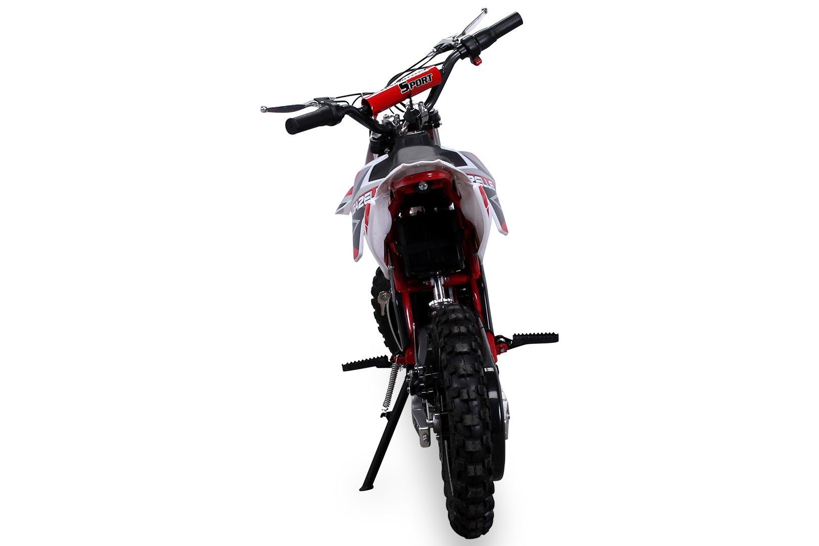 Actionbikes Motors Elektrisches Kindermotorrad Gazelle 500W – Mini-Crossbike für Kinder ab 5 Jahren – 7–25 km/h, Tragkraft 60 kg, (1 Stück), Mini-Dirtbike, Minicross, Pitbike, Pocketbike – 3-stufiger Gasgriff