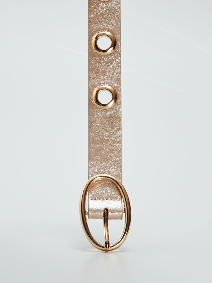 Riem met oogjes - GEEL