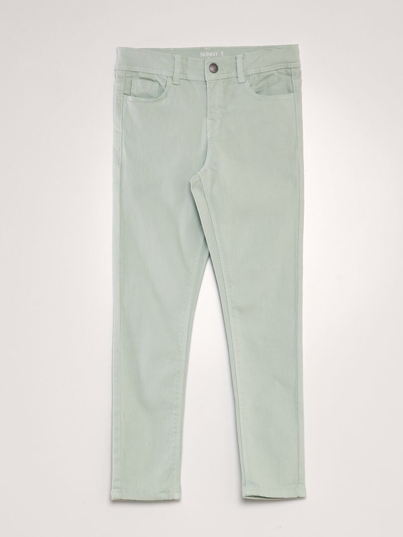 Pantalones ajustados - AZUL