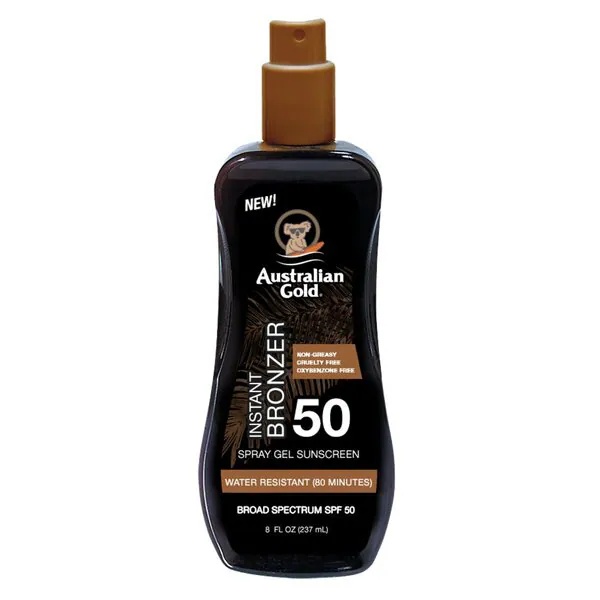Sprejový gél s bronzerom Australian Gold SPF50 237 ml
