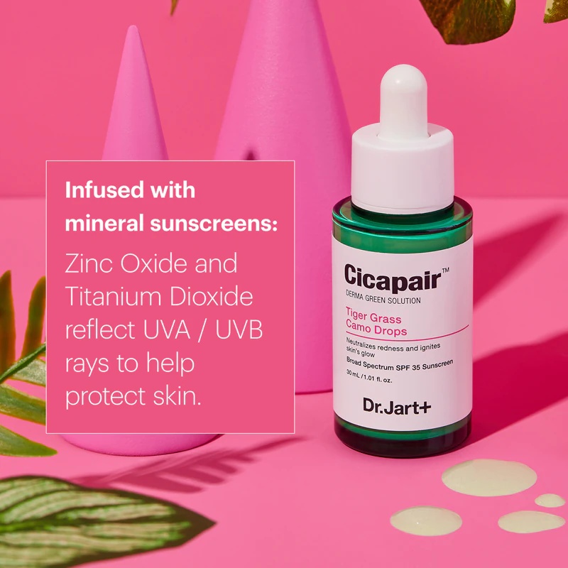 Dr. Jart+ Cicapair™ Tiger Grass Camo Drops SPF 35 tekoči tonik za obraz