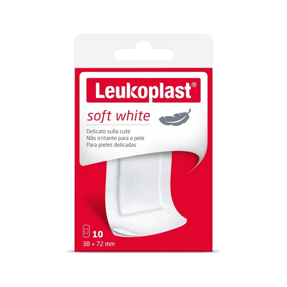LEUKOPLAST Leukoplast Soft Blanco 72X38 10P Apósito para pequeñas heridas