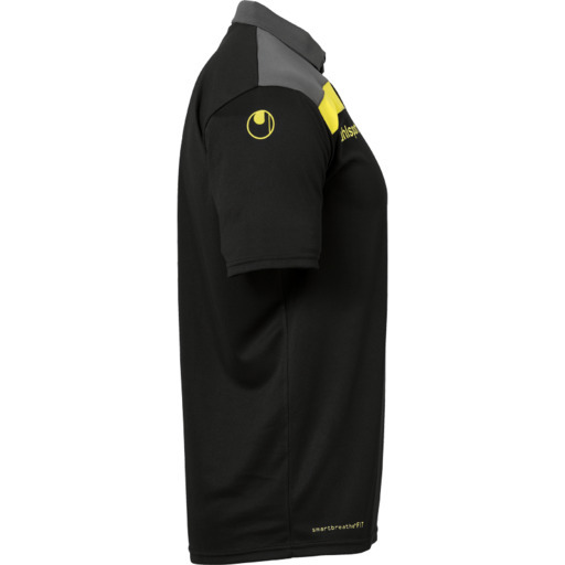  Offense 23 Poloshirt Negro/Antracita/Lima Amar Uhlsport