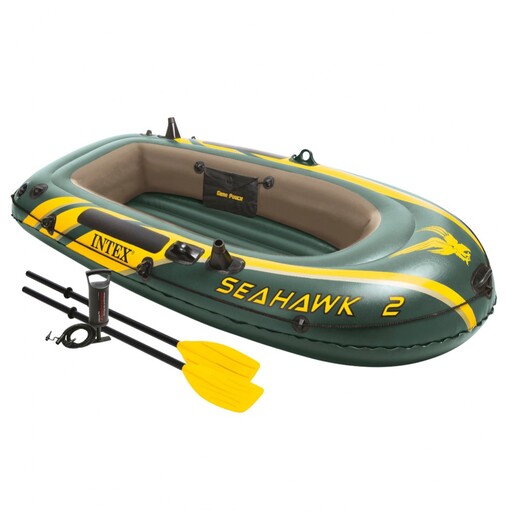 Intex Seahawk 2 oppustelig båd og årer