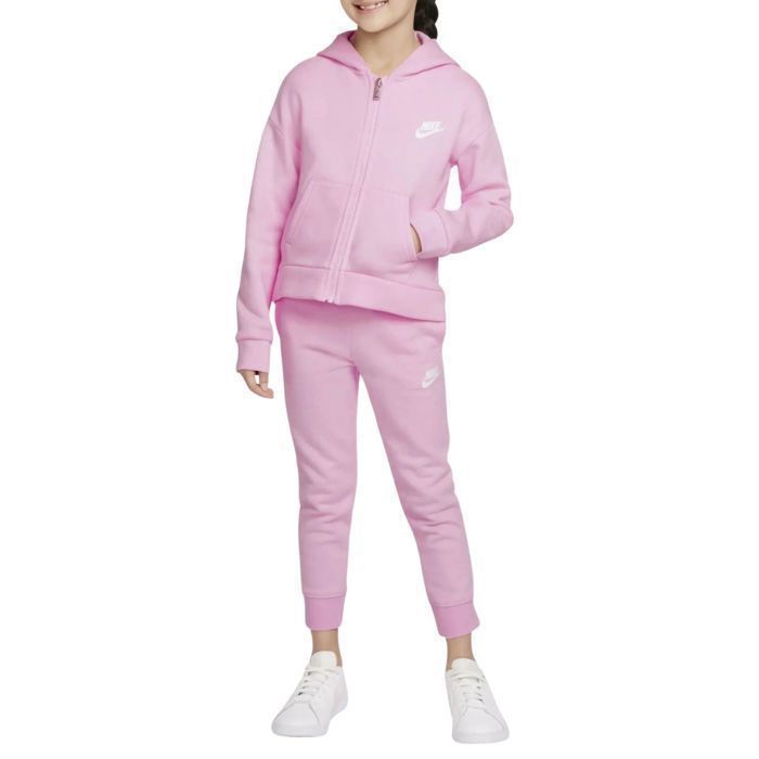 Chándal Nike Club para niñas, color rosa, talla 36M485-ACG