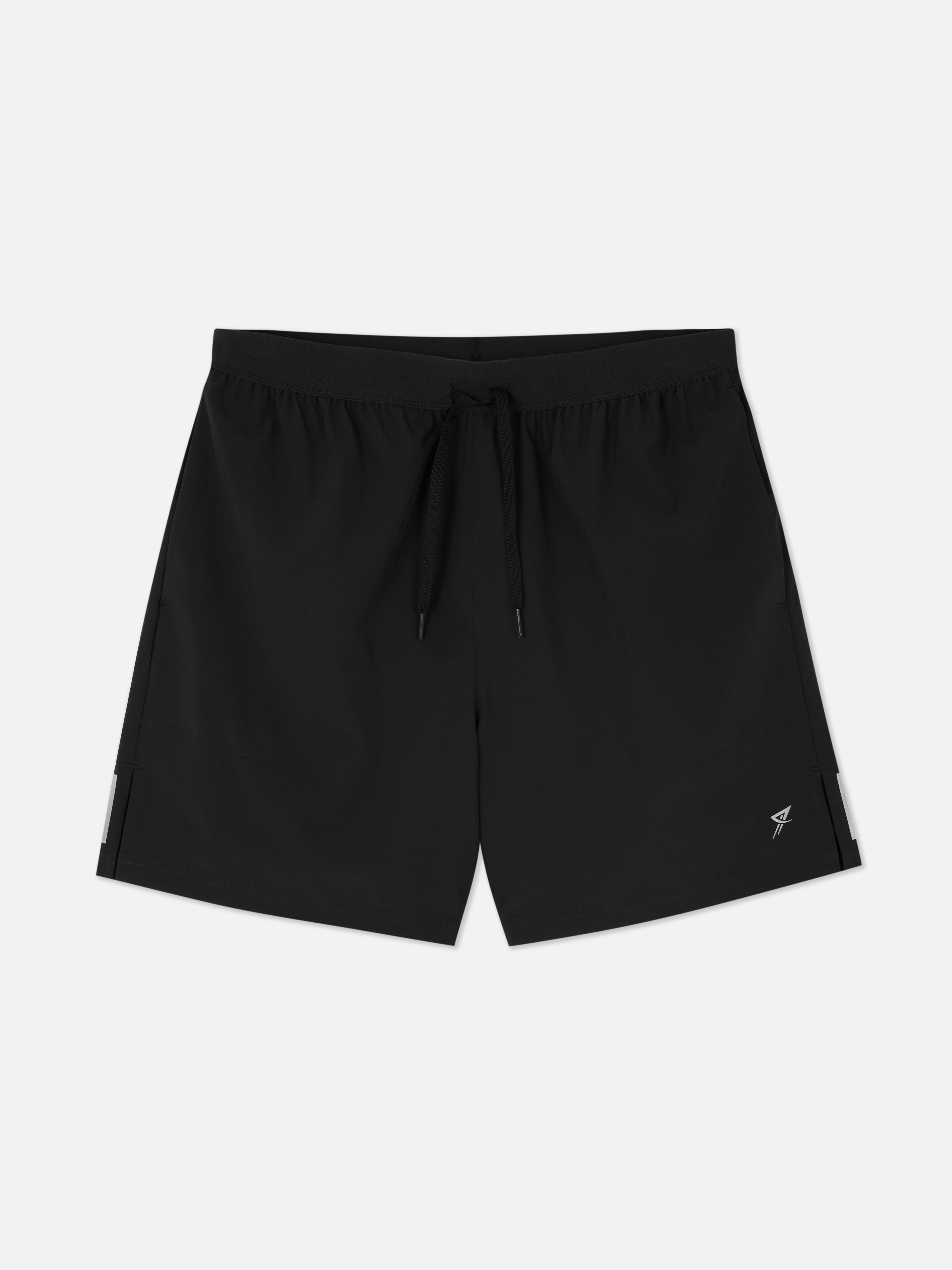 Pantaloni scurți de alergare cu talie elastică Pantaloni scurți sport de alergare cu talie elastică și buzunare multiple