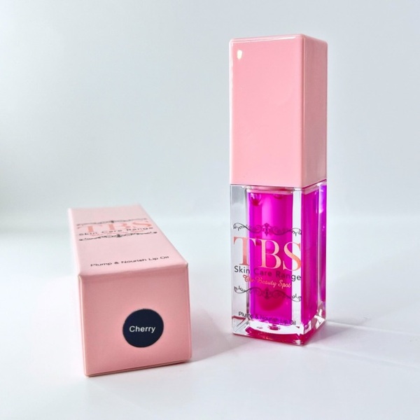 Olio labbra volumizzante e nutriente TBS Skincare 'Cherry' 10ml