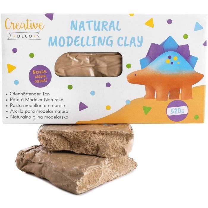 Self-hardening clay - CREATIVE HOME - Creative Deco - 520g - Bake at 1100°C - Creative hobby for children and adults
