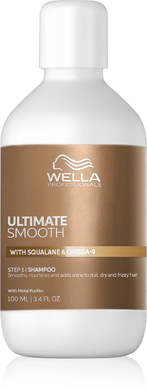Wella Professionals Ultimate Smooth Shampoo intenzívne vyživujúci šampón pre lesklé a jemné vlasy