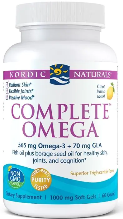 Nordic Naturals Complete Omega 565 mg, Smak cytrynowy, Kapsułki