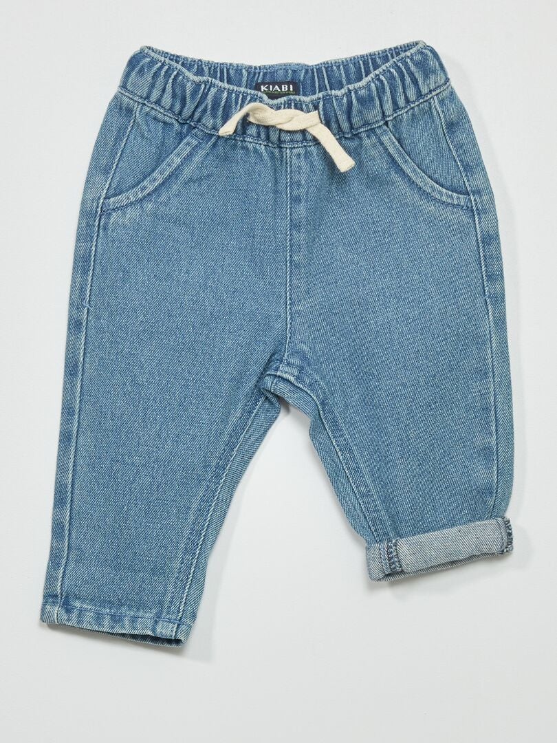 Pantalones deportivos de sarga - AZUL