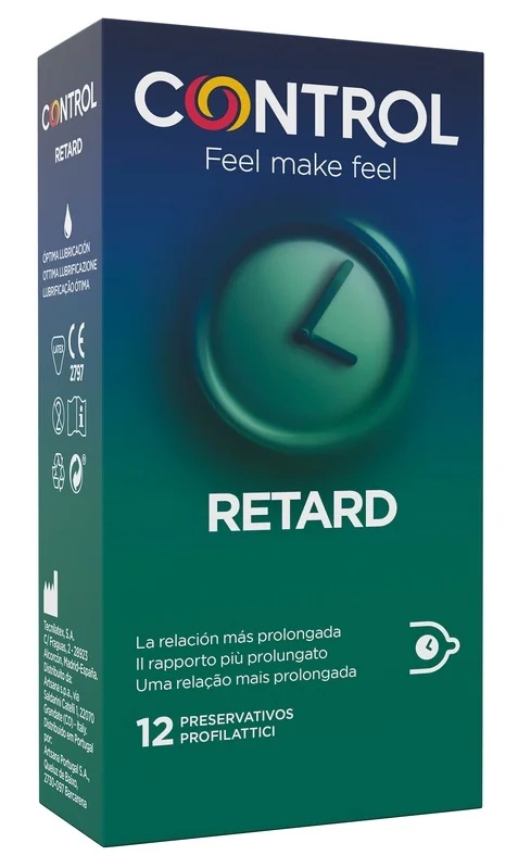 CONTROL Control Non Stop Retard Condoms 12 stuks met vertragend effect
