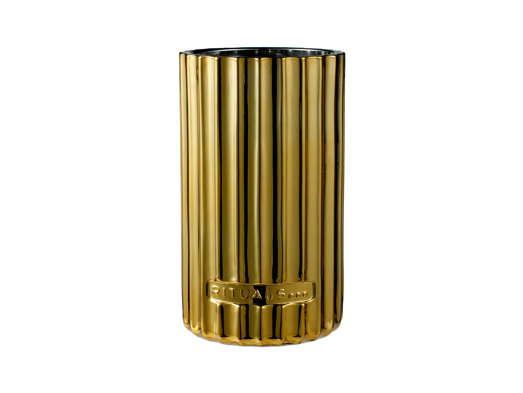 Soporte para cepillos de dientes Verrez dorado