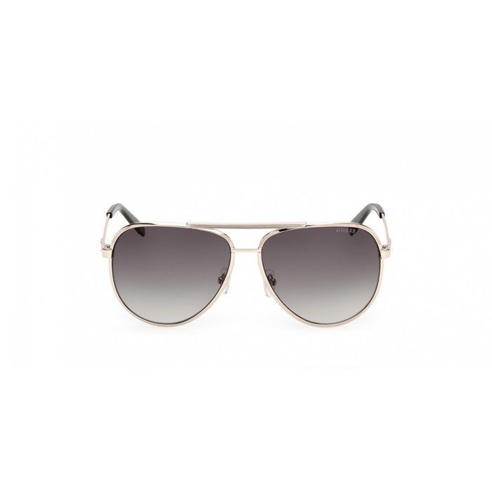 Gafas de sol GUESS GU00209 61/14/145 Oro pálido brillante Anillo frontal de metal galvanizado MAN GU00209
