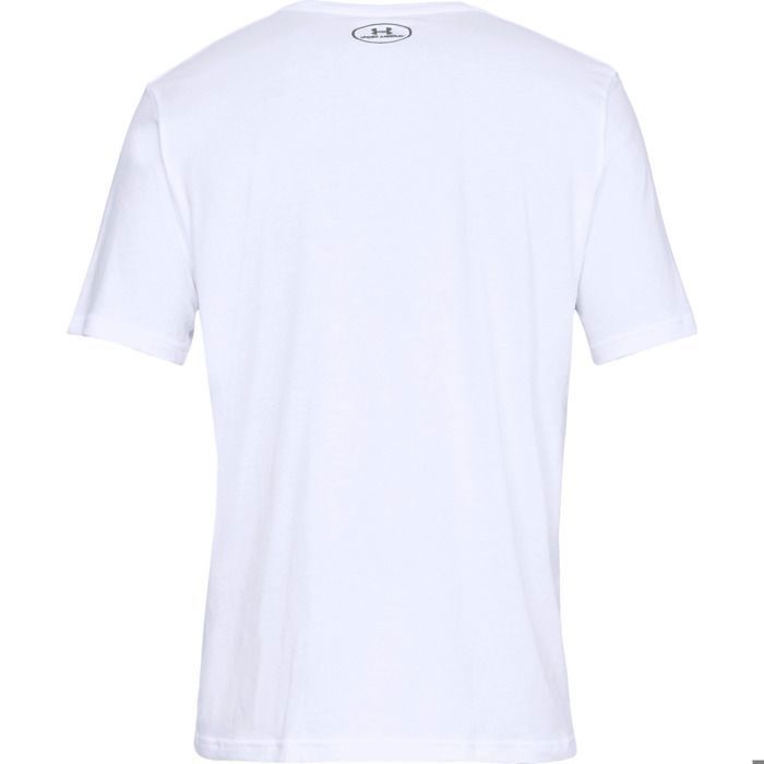T-shirt - Under Armor - Issue Wordmark - Korte mouwen - Wit - Fitness