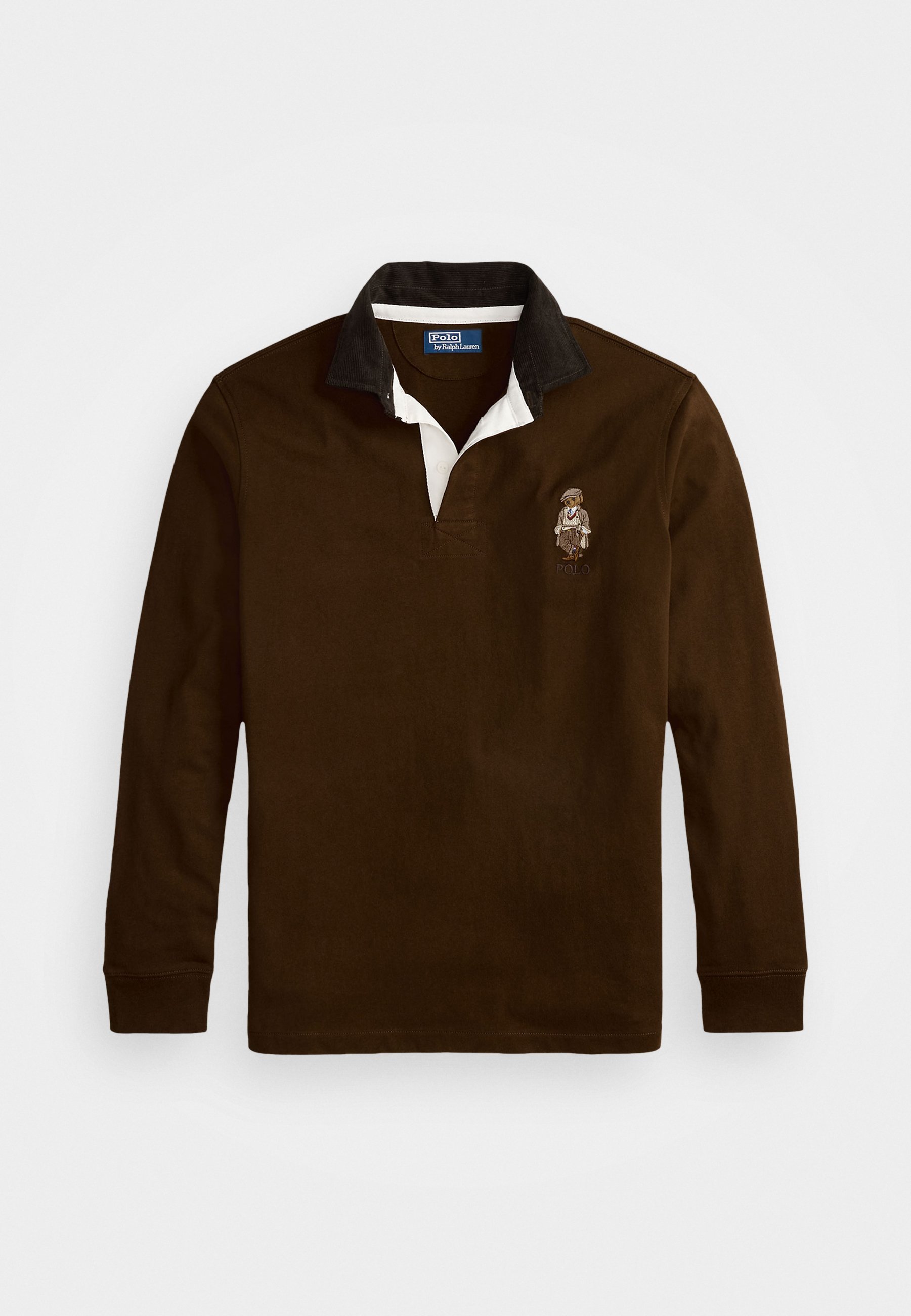 Polo Ralph Lauren CLASSIC FIT POLO BEAR RUGBY SHIRT - Polo shirt - branch brown