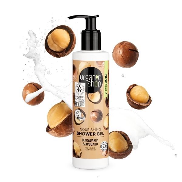 Organic Shop Výživný sprchový gel Macadamia & Avocado 280ml
