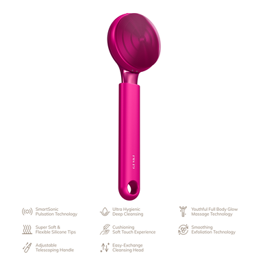 Geske Sonic 8-in-1 vartalonpuhdistusharja, magenta, 1 kpl.